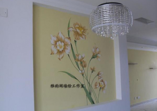 2010年5月深圳市梅陇镇2栋餐厅手绘墙作品