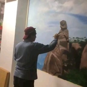 2018年10月宝安区松岗前进公社-小面《重庆》餐厅墙绘壁画案例