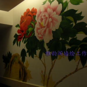 2010年4月深圳市春华四季园田先生家室内房间墙绘作品