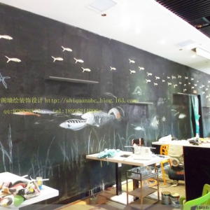 2015年8月龙华新区大浪商业中心手绘墙壁画