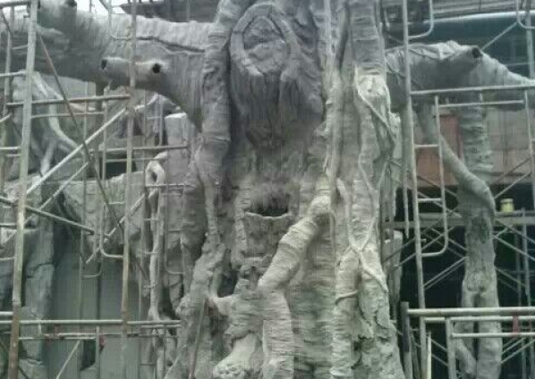 假树水泥雕塑