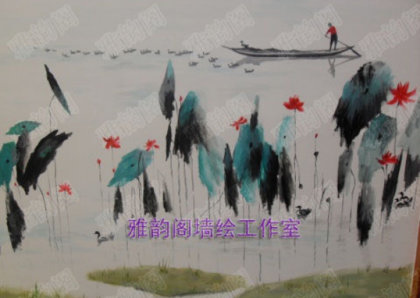2010年1月深圳华侨城波托菲诺天鹅堡家装壁画2